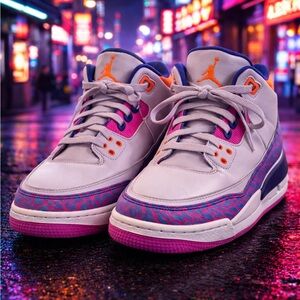Jordan 3 Barely Grape